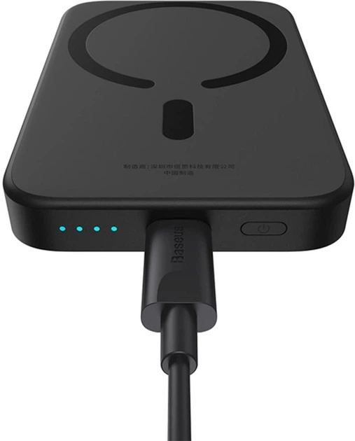 УМБ Baseus Magnetic Mini Air Wireless 6000mAh 20W Black (P10059002113-00) - зображення 8