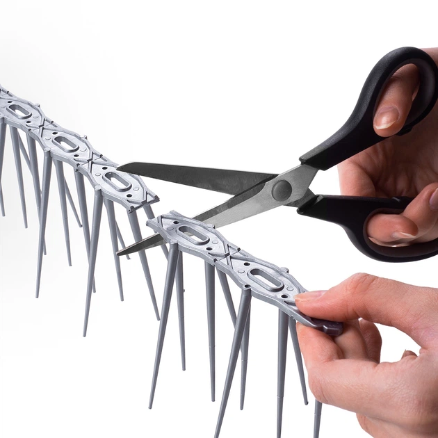 Шипи для відлякування птахів Kadax Dierre 12 шт Сріблясті (K10035) - зображення 5