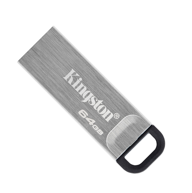 Флеш-накопичувач Kingston USB 64GB DT Kyson USB 3.2 Silver/Black 74121 - Фото 1 Флеш-накопичувач Kingston USB 64GB DT Kyson USB 3.2 Silver/Black 74121 - изображение 1