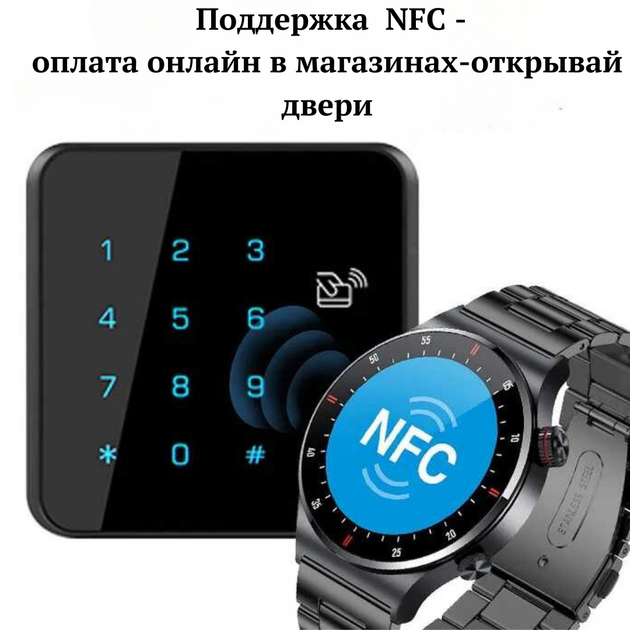 Смарт годинник чоловічий Металевий Lige Metallic сріблястий дзвінки ШІ IOS Android - зображення 7