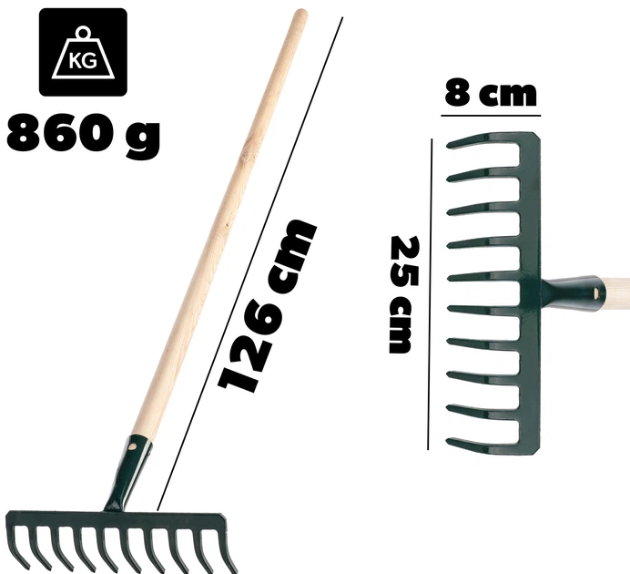 Граблі для листя Kadax K3899 - зображення 3