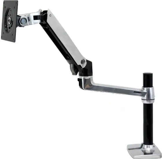 Uchwyt biurkowy do monitora Ergotron LX Desk Monitor Arm Tall Pole (45-295-026) - obraz 2