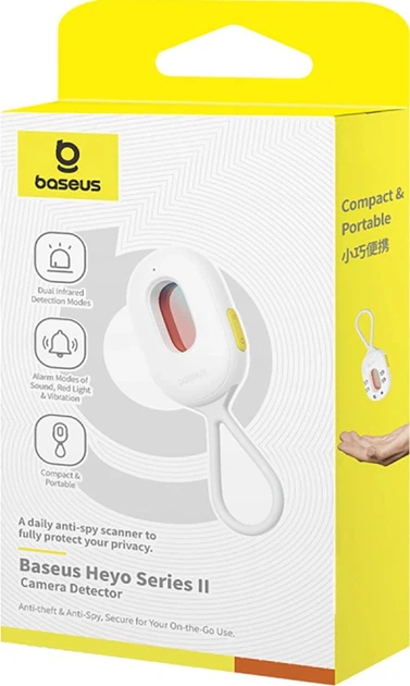 Detektor ukrytej kamery Baseus Heyo Series II White (L60476900211-00) - obraz 6