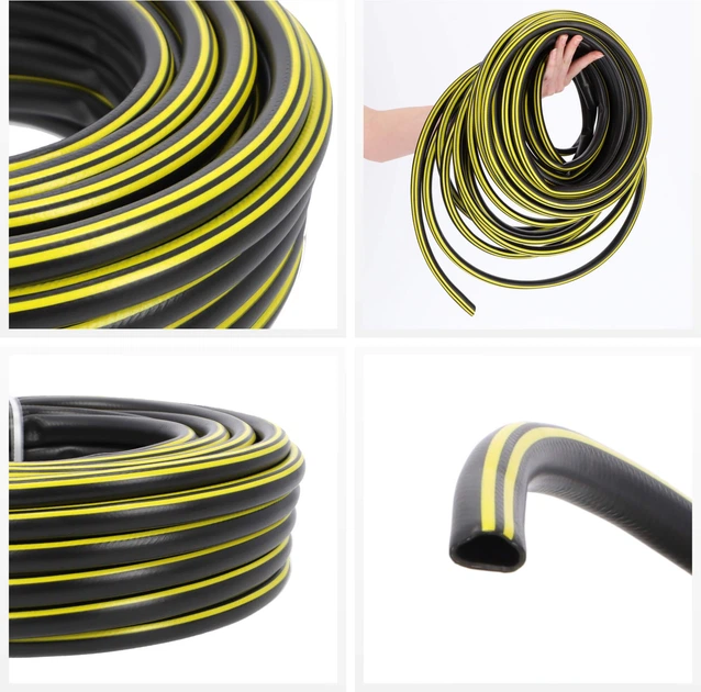 Шланг садовий Kadax K3006 20 м 1/2" Чорно-жовтий (149319) - зображення 3