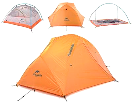 Палатка Naturehike Star River II Orange NH15T012-T (6927595716519) - Фото 2 Палатка Naturehike Star River II Orange NH15T012-T (6927595716519) - изображение 2