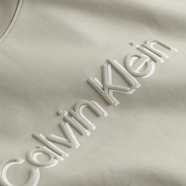 Bluza bez kaptura męska Calvin Klein K10K113081-PC7 L Jasnoszara (8720109937480) - obraz 2