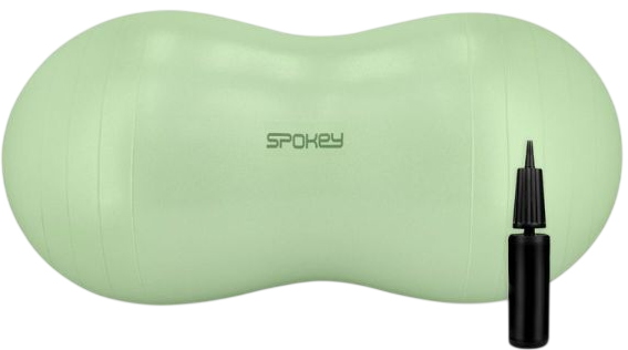 Piłka gimnastyczna Spokey Lova z pompką Zielona (5905339415318) - obraz 2