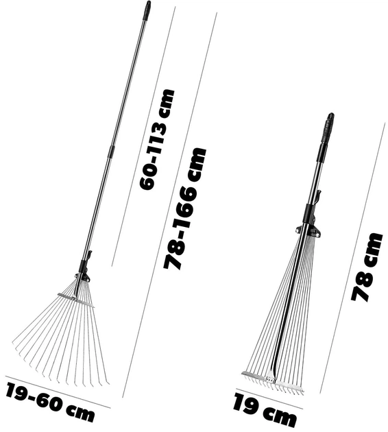 Граблі для листя Kadax K2517 - зображення 4