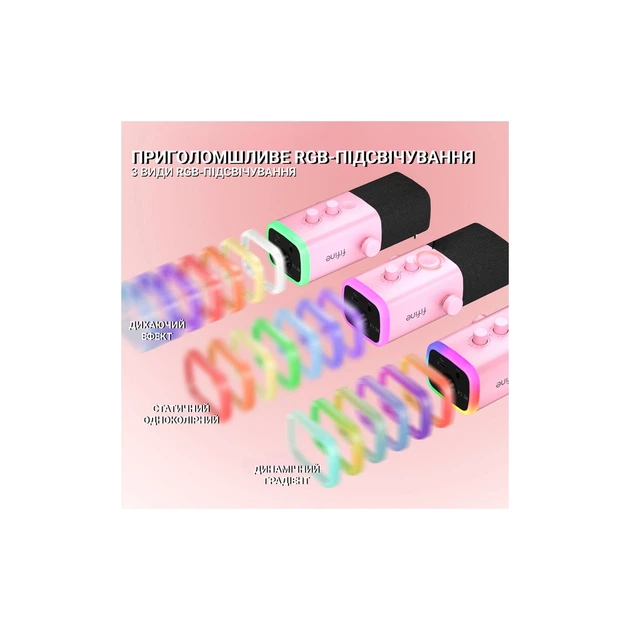 Микрофон Fifine TAM8P USB/XLR Pink (TAM8P) - изображение 7