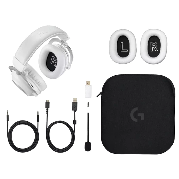 Навушники Logitech G Pro X 2 Lightspeed Wireless White (981-001269) - зображення 6