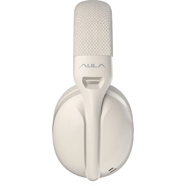 Навушники Aula S6 - 3 in 1 Wired/2.4G Wireless/Bluetooth Milk Tea (6948391235578) - зображення 3