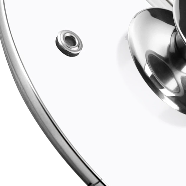 Zestaw pokrywek Kadax Salerno szklanych 16 cm + 18 cm + 20 cm (5903699477281) - obraz 2