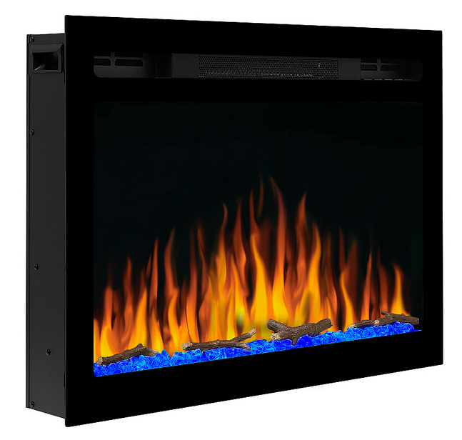 Электрический камин ArtiFlame 3D с эффектом реального огня черный декоративный электрокамин искусственный обогреватель визуальное пламя - изображение 3