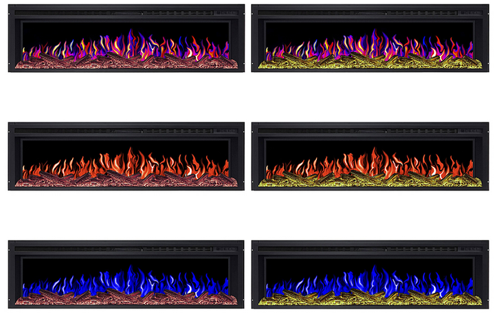 Электрический камин ArtiFlame 3D с эффектом реального огня черный декоративный - изображение 6