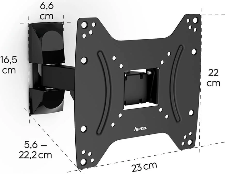 Uchwyt do telewizora Hama FullMotion 48" (4047443509109) - obraz 3