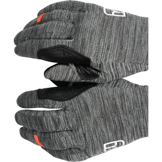 Перчатки женские трекинговые Ortovox Fleece Light Glove Wmn Black blue Light (100077562) - изображение 3