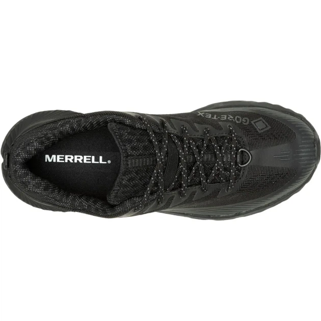 Кроссовки женские для бега спортивные беговые легкие с мембраной Gore Tex сетка для тренировок трейловые дышащие Merrell Agility Peak 5 GTX Wmn black/black 38 (100083580) - Фото 6 Кроссовки женские для бега спортивные беговые легкие с мембраной Gore Tex сетка для тренировок трейловые дышащие Merrell Agility Peak 5 GTX Wmn black/black 38 (100083580) - изображение 6