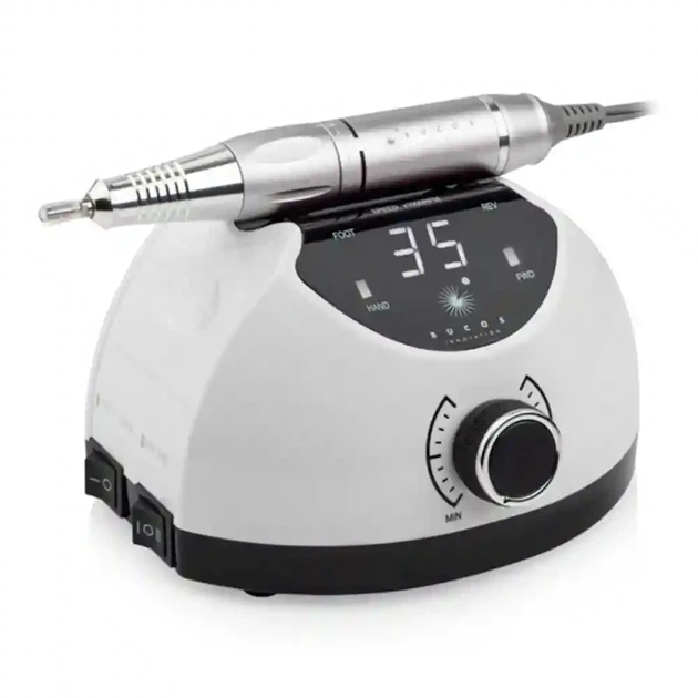 Фрезер для манікюру Bucos Nail Drill X4 PRO White Pearl 65W 35000 об/хв - зображення 3