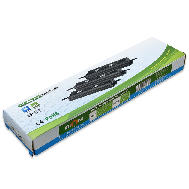 Блок питания Biom Professional 200W 24V 8.3A IP67 WBP-24-200 - изображение 5