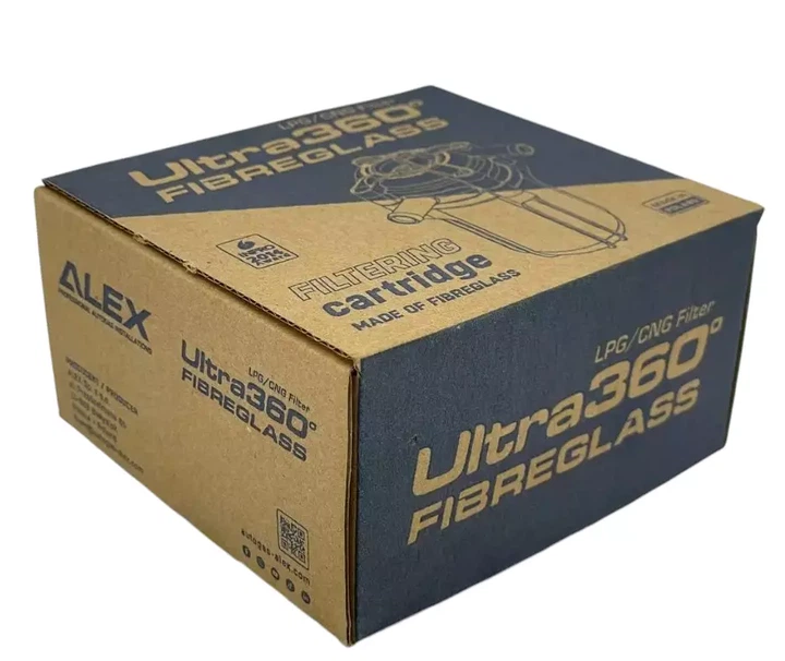 Фільтр із відстійником парової фази Alex Ultra 360 FIBREGLASS 12х12 - изображение 3