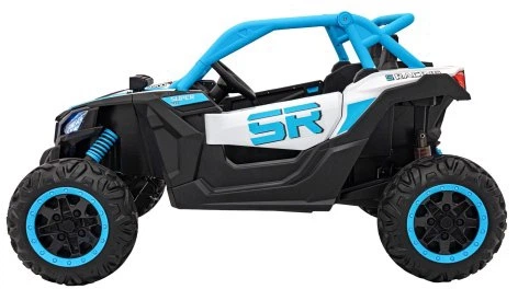 Samochód elektryczny dla dzieci Buggy SR Super 66 2-osobowy Niebieski (5903864944105) - obraz 2
