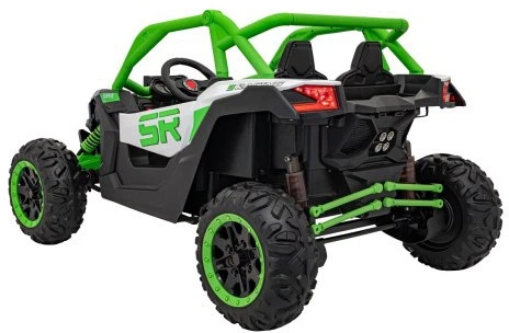 Samochód elektryczny dla dzieci Buggy SR Super 66 2-osobowy Zielony (5903864944112) - obraz 4