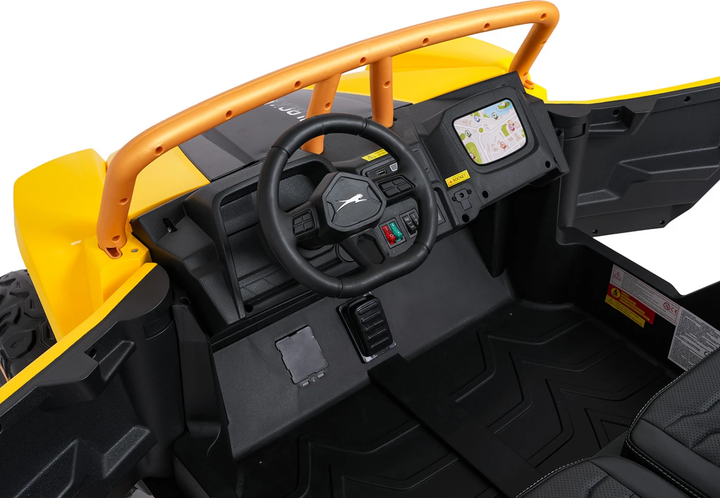 Samochód elektryczny dla dzieci Buggy Arctic Cat Wildcat XX 2-osobowy Żółty (5903864972436) - obraz 4