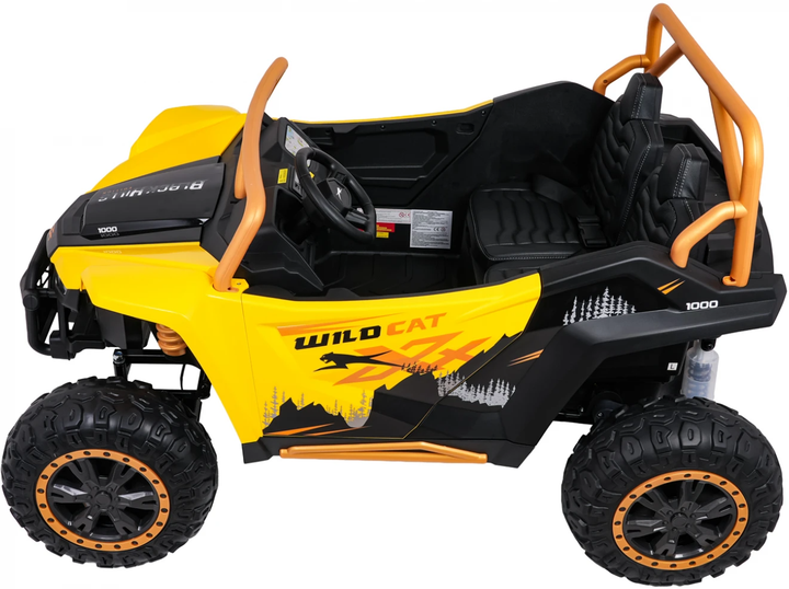 Samochód elektryczny dla dzieci Buggy Arctic Cat Wildcat XX 2-osobowy Żółty (5903864972436) - obraz 10