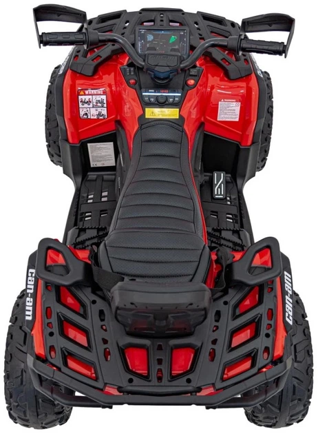 Samochód elektryczny dla dzieci Quad Can Am Outlander ATV 1-osobowy Czerwony (5903864982701) - obraz 3