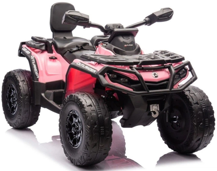Samochód elektryczny dla dzieci Quad Can Am Outlander ATV 1-osobowy Różowy (5903864984835) - obraz 2