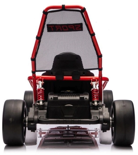 Samochód elektryczny dla dzieci Gokart Tornado z Funkcją Driftu 1-osobowy Czerwony (5903864977592) - obraz 4