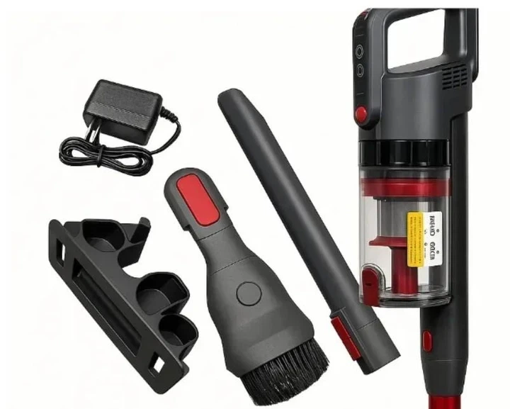 Пылесос аккумуляторный Rainberg RB-2296 2500 Вт, всасывания 350 Вт, HEPA 0.5 л, LED-щетка - изображение 4