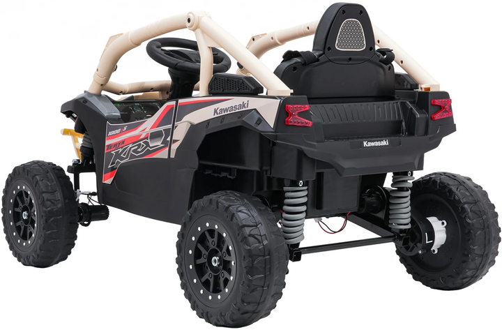 Samochód elektryczny dla dzieci Buggy Kawasaki TERYX KRX1000 1-osobowy Beżowy (5903864979367) - obraz 15