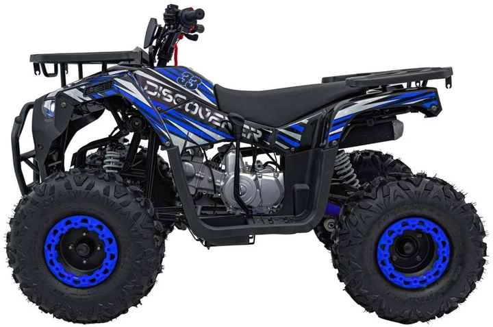 Samochód elektryczny dla dzieci Quad Spalinowy 125CC Discoverer 1-osobowy Niebieski (5903864983784) - obraz 2
