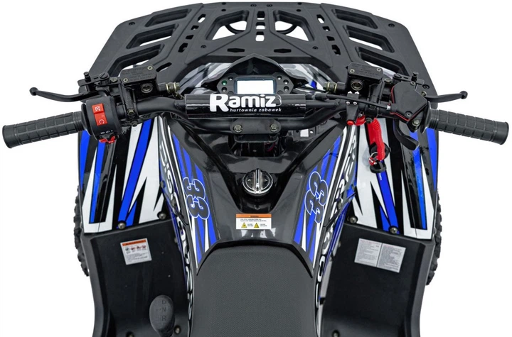 Samochód elektryczny dla dzieci Quad Spalinowy 125CC Discoverer 1-osobowy Niebieski (5903864983784) - obraz 5