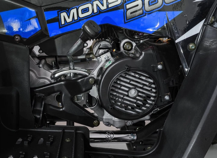 Samochód elektryczny dla dzieci Quad Spalinowy 200CC Monster 1-osobowy Niebieski (5903864983845) - obraz 5