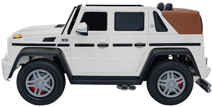Samochód elektryczny dla dzieci Mercedes Benz Maybach G650 Strong 2-osobowy Biały (5903864984347) - obraz 2