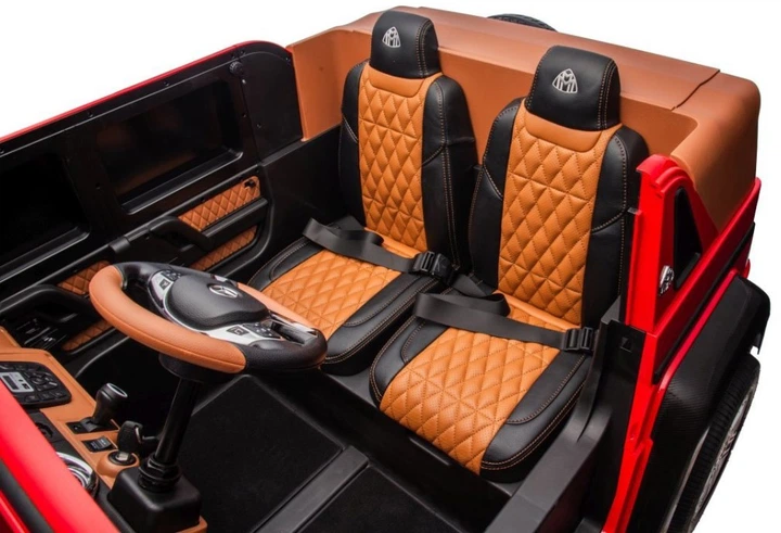 Samochód elektryczny dla dzieci Mercedes Benz Maybach G650 Strong 2-osobowy Czerwony (5903864984330) - obraz 5