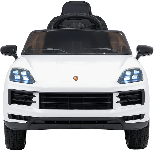Samochód elektryczny dla dzieci Porsche Cayenne 1-osobowy Biały (5903864988321) - obraz 2