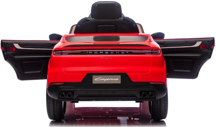 Samochód elektryczny dla dzieci Porsche Cayenne 1-osobowy Czerwony (5903864988338) - obraz 4