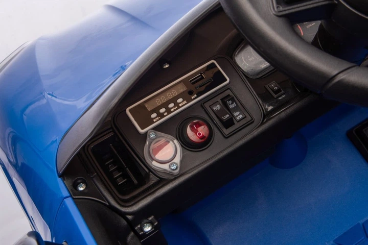 Samochód elektryczny dla dzieci Porsche Cayenne 1-osobowy Niebieski (5903864988314) - obraz 6