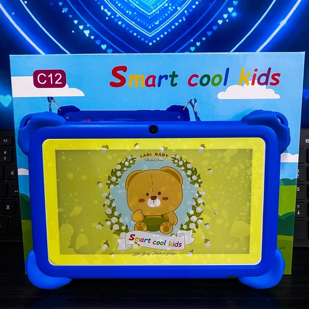Планшет Smart Cool Kids C12 для детей, 8 ГБ ОЗУ, 256 ГБ ПЗУ, Android, 7 дюймов синий (OD271195Jamp4262/1) - Фото 4 Планшет Smart Cool Kids C12 для детей, 8 ГБ ОЗУ, 256 ГБ ПЗУ, Android, 7 дюймов синий (OD271195Jamp4262/1) - изображение 4