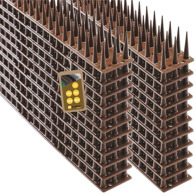 Шипи для відлякування птахів Kadax Arcas 24 шт Коричневі (K583) - зображення 2