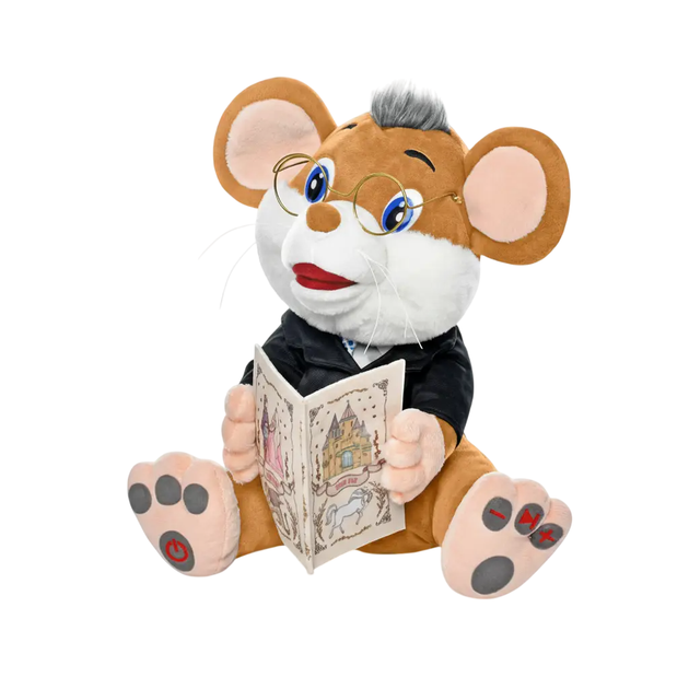 Интерактивная игрушка Плюшевый Мышонок Сказочник Limo Toy Коричневый - изображение 2