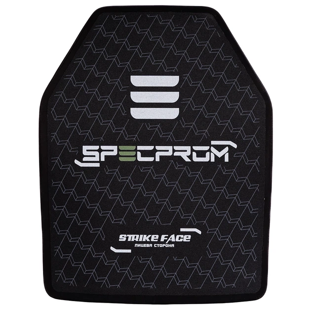 Полиэтиленовая бронеплита S-Line 3-го класса SPECPROM. Вес 1,77 кг. Размер 27.5 на 35 см. - изображение 2