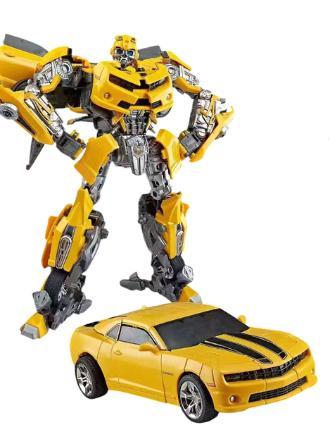 Робот Трансформер Бамблбі Автобот Bumblebee Robot Autobot із шарнірними кінцівками 28 см - зображення 2