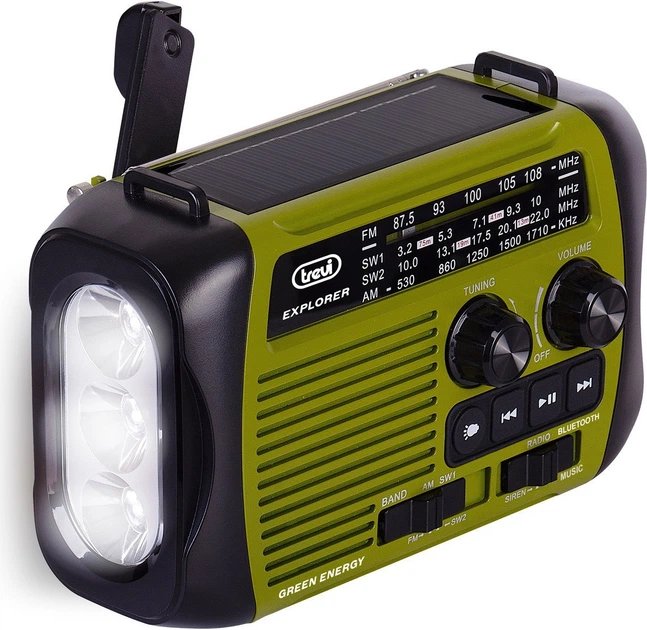 Radioodtwarzacz Trevi RA 7F 30 Czarno-zielony (TREVI-0RA7F3003) - obraz 2