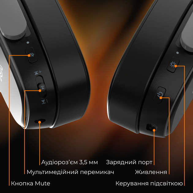 Навушники Ajazz AHM09 MAX 3-Mode Black (AHM09-MAX-BGY) - Фото 17 Навушники Ajazz AHM09 MAX 3-Mode Black (AHM09-MAX-BGY) - зображення 17