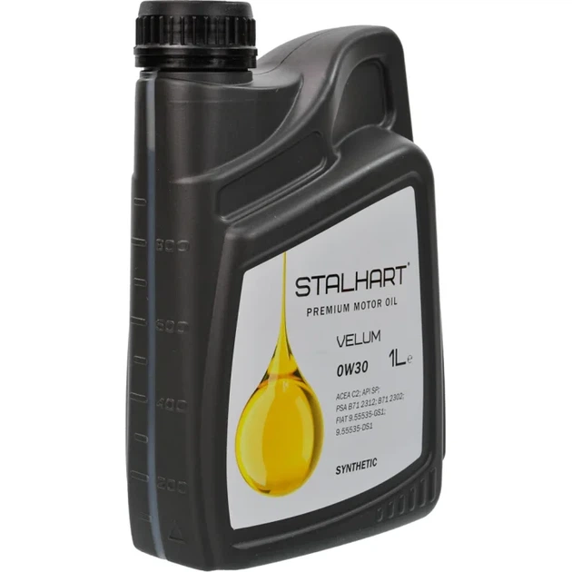 Олива моторна Stalhart Velum 0W-30 (1л.) - Фото 2 Олива моторна Stalhart Velum 0W-30 (1л.) - зображення 2