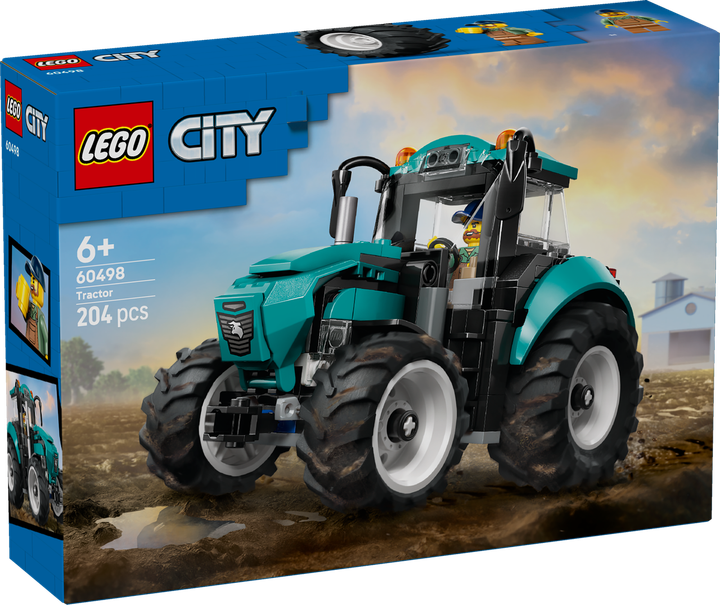 Конструктор Lego City Трактор 60498 - Фото 1 Конструктор Lego City Трактор 60498 - изображение 1